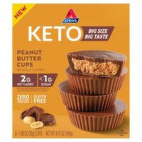 Atkins Peanut Butter Cups, 1.06 oz, 8 count