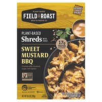 Field Roast Sweet Mustard BBQ Plant-Based Shreds with Sauce, 10.5 oz
