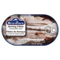 Rügen Fisch Herring Fillets in Horseradish Sauce, 7.05 oz