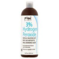 Primal Elements 3% Hydrogen Peroxide Topical Solution, USP, 16 fl oz