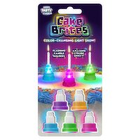 Best Party Ever! Cake Brites Flashing Cake Holders, 1 Each