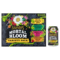 Founders Mortal Bloom Variety Pack, 12 fl oz, 12 count