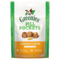 Greenies Pill Pockets Chicken Flavor Treats for Dogs, 7.9 oz, 7.9 Ounce
