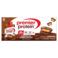 Premier Protein Chocolate Peanut Butter High Protein Shake, 11 fl oz, 12 count