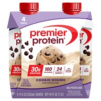 Premier Protein Cookie Dough High Protein Shake, 11 fl oz, 4 count