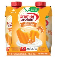 Premier Protein Orange Cream Swirl High Protein Shake Limited Edition, 11 fl oz, 4 count