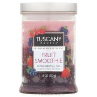 Tuscany Candle Premium Marbled Wax Fruit Smoothie Candle with Essential Oils, 18 oz