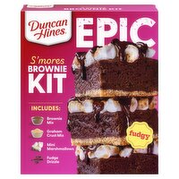 Duncan Hines Epic S'mores Brownie Kit, 24.16 oz.