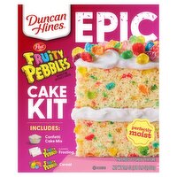 Duncan Hines Epic Fruity Pebbles Cake Kit, 28.5 oz