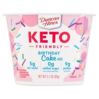 Duncan Hines Κeto Friendly Birthday Cake Mix, 2.1 oz