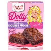 Duncan Hines Dolly Parton's Fabulously Double Fudge Brownie Mix, 17.6 oz