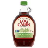 Log Cabin All Natural Table Syrup, 12 fl oz