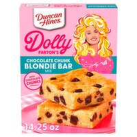 Duncan Hines Dolly Parton's Chocolate Chunk Blondie Bar Mix, 14.25 oz