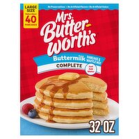 Mrs. Butter-Worth's Complete Buttermilk Pancake & Waffle Mix Large Size, 32 oz