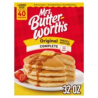 Mrs. Butter-Worth's Original Complete Pancake & Waffle Mix Large Size, 32 oz