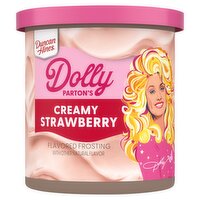 Duncan Hines Dolly Parton's Creamy Strawberry Flavored Frosting, 16 oz, 16 Ounce