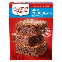 Duncan Hines Milk Chocolate Brownie Mix Family Size, 18 oz, 18 Ounce