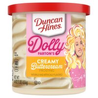 Duncan Hines Creamy Buttercream Home-Style Frosting, 16 oz