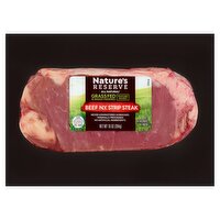 Nature's Reserve Beef N.Y. Strip Steak, 10 oz, 10 Ounce