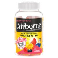 Airborne Assorted Fruit Flavors Immune Support Supplement, 21 count