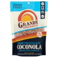 Grandy Organics Coconola Dark Chocolate Grain-Free Granola, 9 oz