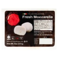 Natural & Kosher Fresh Mozzarella, 8 oz