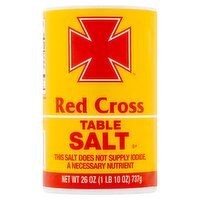 Red Cross Table Salt, 26 oz