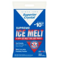 Superior Crystal Supreme Ice Melt, 20 lb