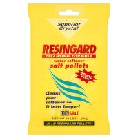 Superior Crystal Resingard Water Softener Salt Pellets, 25 lb