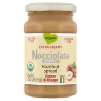 Rigoni di Asiago Organic Nocciolata Bianca Hazelnut Spread, 8.82 oz