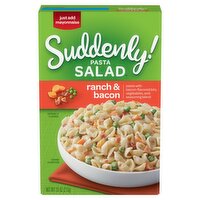 Betty Crocker Suddenly! Pasta Salad Ranch & Bacon Vegetable Blend & Seasoning Pasta, 7.5 oz