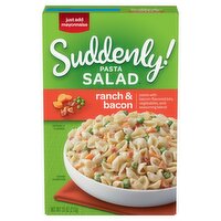 Betty Crocker Suddenly! Pasta Salad Ranch & Bacon Vegetable Blend & Seasoning Pasta, 7.5 oz, 7.5 Ounce