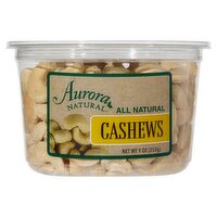 Aurora Natural Cashews, 9 oz