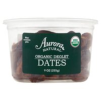 Aurora Natural Organic Deglet Dates, 9 oz