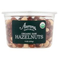 Aurora Natural Organic Raw Hazelnuts, 9 oz