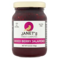 Janet's Mixed Berry Jalapeno, 5.5 oz