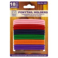 Donna Collection Firm & Tight Ponytail Holders, 18 count