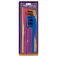 Donna #7785 Asst Family Combs, 6 count