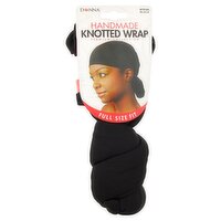 Donna Premium Collection #11046 Black Handmade Knotted Wrap