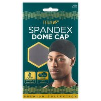 Titan Premium Collection #664 Black Spandex Dome Cap