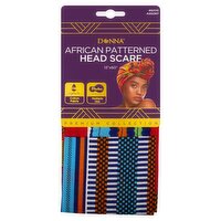 Donna #82110 Assort African Patterned Head Scarf