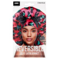 Donna Jumbo #82151 Assort Reversible Silky Satin Bonnet