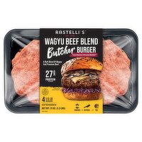 Rastelli's Wagyu Beef Blend Butcher Burger, 1/3 lb, 4 count