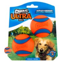 Chuckit! Ultra Ball Dog Toy, Medium, 2 count