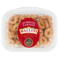 Rallini Black Pepper Flavor Authentic Taralli, 7 oz