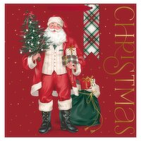 Hallmark 15" Extra-Deep Christmas Gift Bag (Smiling Santa), 1 Each