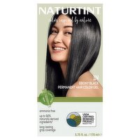 Naturtint 1N Ebony Black Permanent Hair Color Gel, 5.75 fl oz