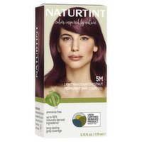 Naturtint 5M Light Mahogany Chestnut Permanent Hair Color Gel, 5.75 fl oz