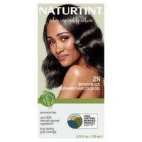 Naturtint 2N Brown-Black Permanent Hair Color Gel, 5.75 fl oz