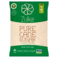 Zulka Pure Cane Sugar, 4 lb